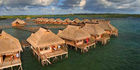 China Small Modular Prefabricated Hotel , Overwater Bungalow With Light Steel Frame factory